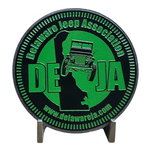 Club Badge - Delaware Jeep Association (Multiple Colors Available)