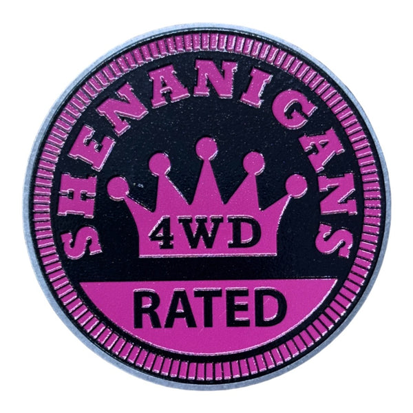 Badge - Shenanigans (Multiple Colors Available)