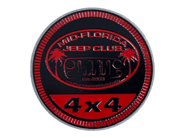 Club Badge - Mid-Florida Club 4x4 Badge (Multiple Colors Available)
