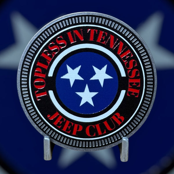 Club Badge - Topless In Tennessee (Color)
