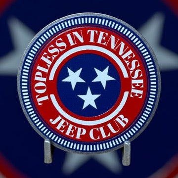 Club Badge - Topless In Tennessee (Full Color)