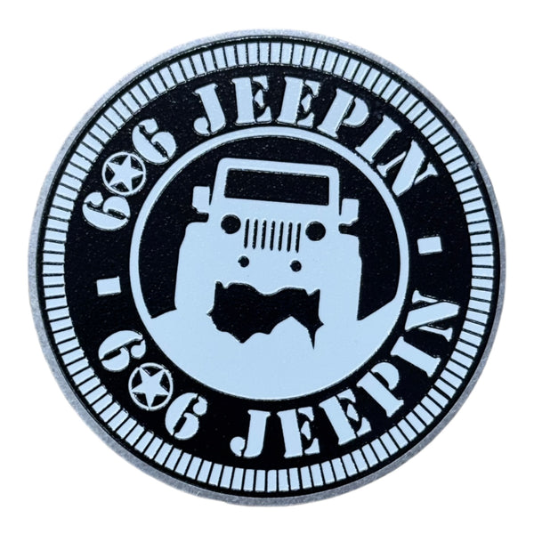 Club Badge - 606 Jeepin (Multiple Colors Available)