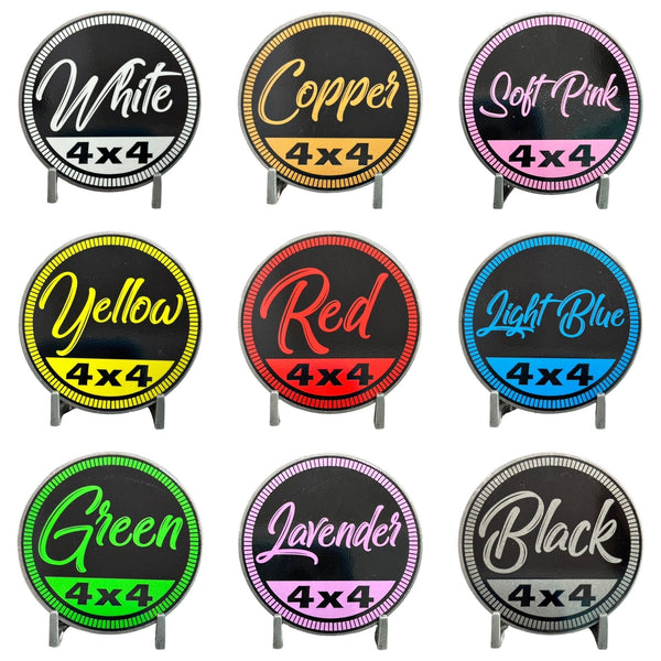 Club Badge - 606 Jeepin 4x4 (Multiple Colors Available)