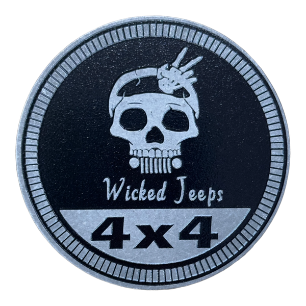 Club Badge - Wicked Jeeps 4x4 (Multiple Colors Available)