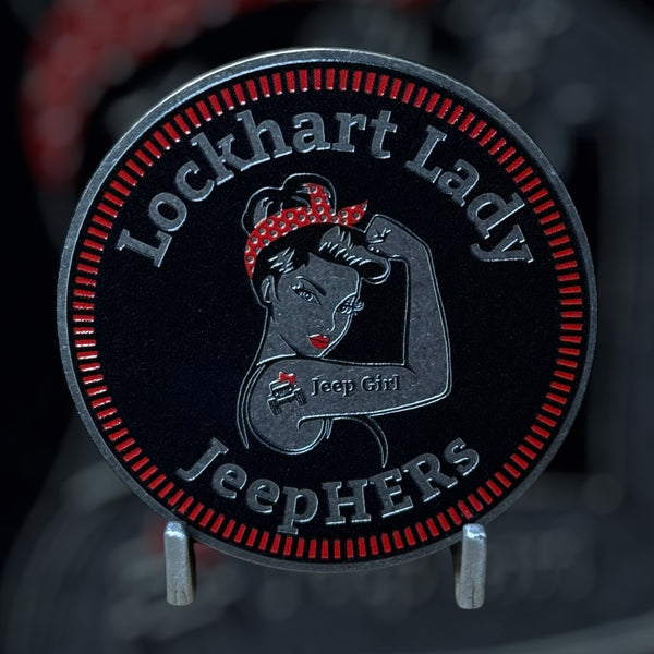 Badge - Lockhart Lady JeepHERS (Multiple Colors Available)