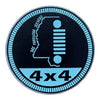 Club Badge - MS Freedom Jeepers 4x4 (Multiple Colors Available)