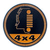 Club Badge - MS Freedom Jeepers 4x4 (Multiple Colors Available)