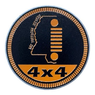 Club Badge - MS Freedom Jeepers 4x4 (Multiple Colors Available)