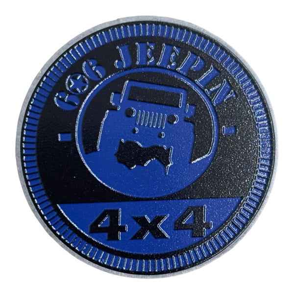 Club Badge - 606 Jeepin 4x4 (Multiple Colors Available)