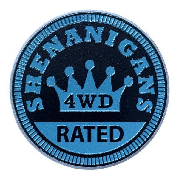 Badge - Shenanigans (Multiple Colors Available)