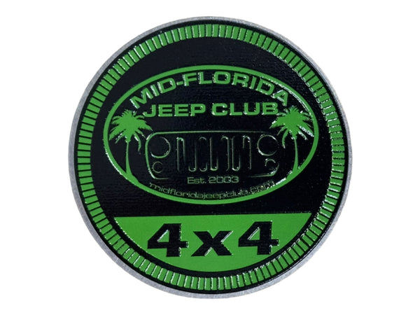 Club Badge - Mid-Florida Club 4x4 Badge (Multiple Colors Available)