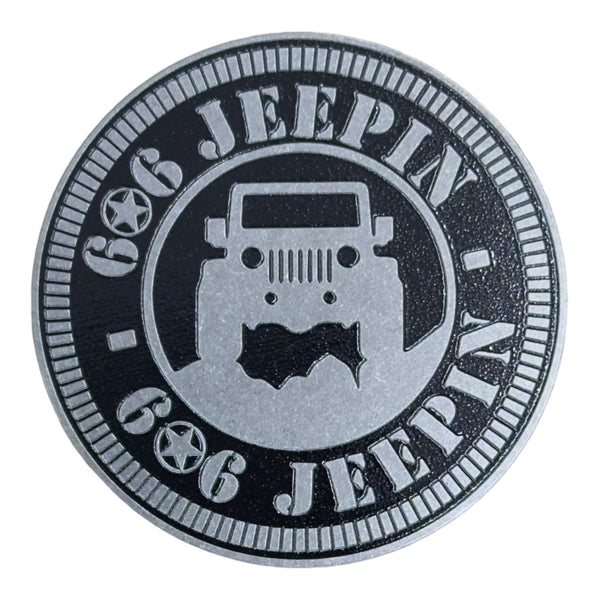 Club Badge - 606 Jeepin (Multiple Colors Available)