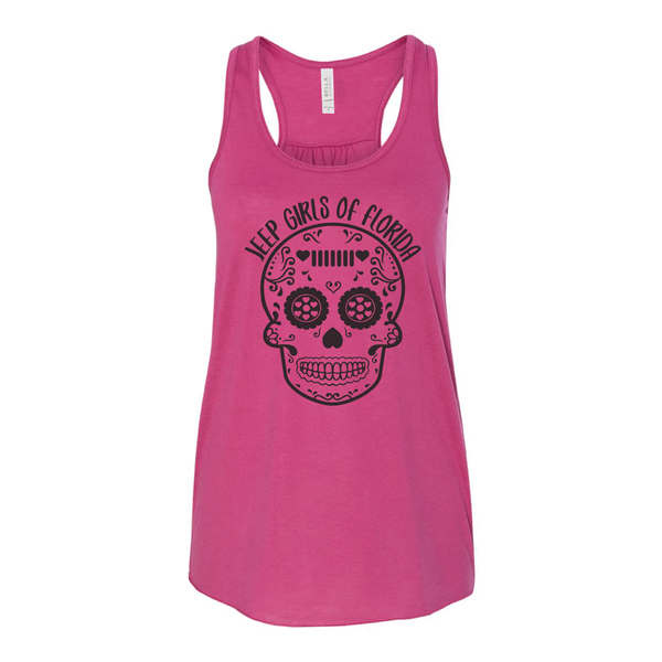 JGOF Sugar Skull - Shirt, Tank Top, Long Sleeve or Hoodie - Available in Multiple Colors