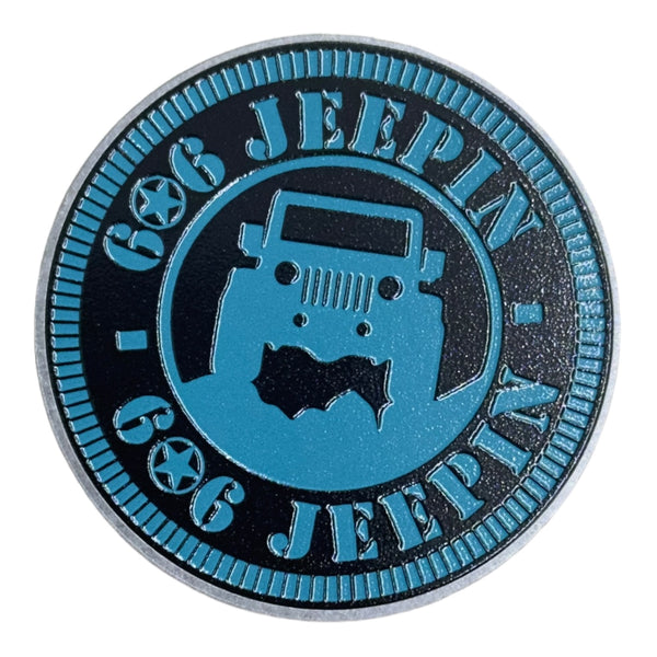 Club Badge - 606 Jeepin (Multiple Colors Available)