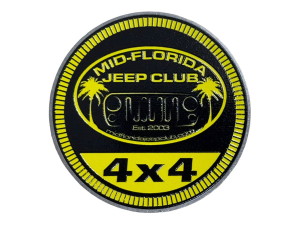 Club Badge - Mid-Florida Club 4x4 Badge (Multiple Colors Available)