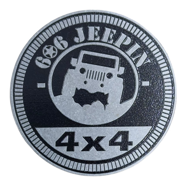 Club Badge - 606 Jeepin 4x4 (Multiple Colors Available)