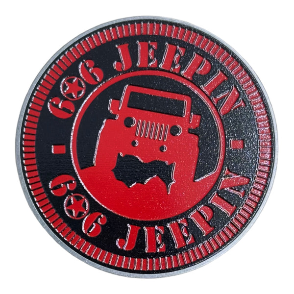Club Badge - 606 Jeepin (Multiple Colors Available)