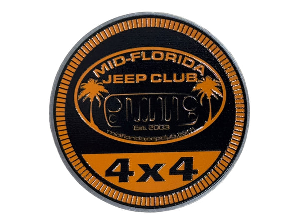 Club Badge - Mid-Florida Club 4x4 Badge (Multiple Colors Available)