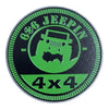 Club Badge - 606 Jeepin 4x4 (Multiple Colors Available)