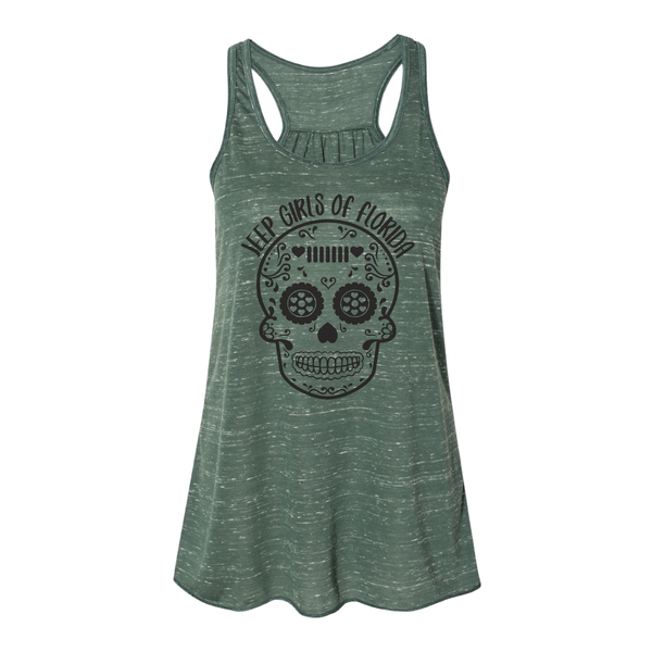 JGOF Sugar Skull - Shirt, Tank Top, Long Sleeve or Hoodie - Available in Multiple Colors