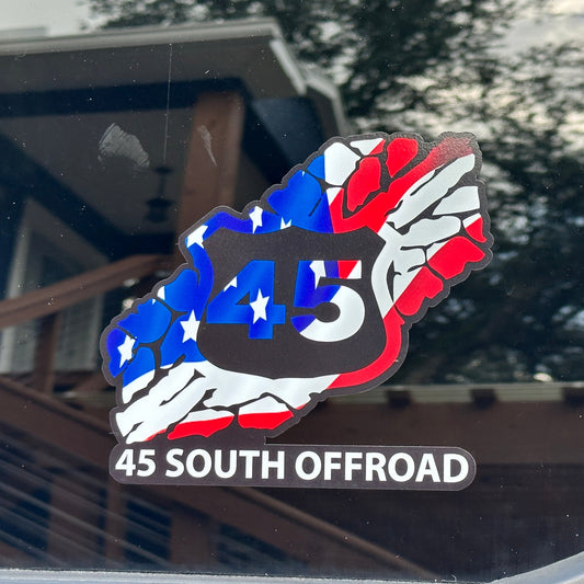 45 South - USA Flag Logo