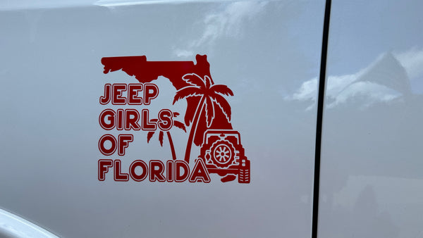 Jeep Girls Of Florida - Logo
