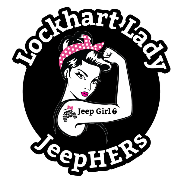 Lockhart Lady JeepHERs - Round Decal