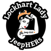 Lockhart Lady JeepHERs - Round Decal