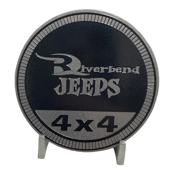 Club Badge - Riverbend Jeeps 4x4 (Multiple Colors Available)