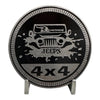 Badge - Riverbend Jeeps 4x4 Logo (Multiple Colors Available)