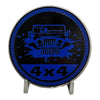 Badge - Riverbend Jeeps 4x4 Logo (Multiple Colors Available)