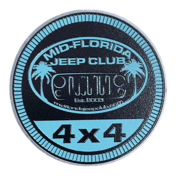 Club Badge - Mid-Florida Club 4x4 Badge (Multiple Colors Available)