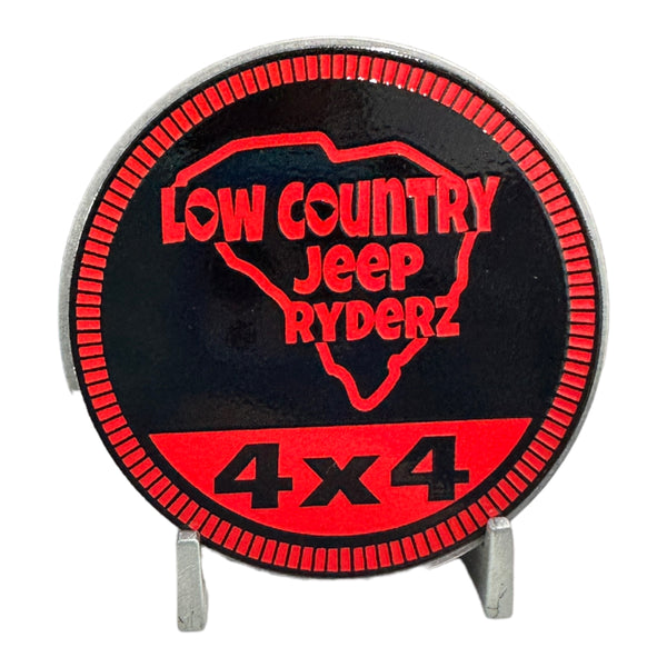 Club Badge - Low Country Jeep Ryderz (Multiple Colors Available)