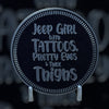 Custom4x4Badge - Tattoos, Pretty Eyes & Thick Thighs