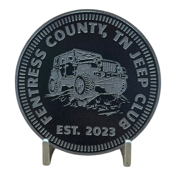 Club Badge - Fentress County, TN Jeep Club (Multiple Colors Available)