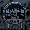 Custom4x4Badge - Adventure Awaits