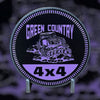 Badge - Green Country Jeepers - Jeep Logo 4x4 (Multiple Colors Available)