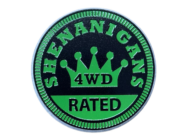 Badge - Shenanigans (Multiple Colors Available)