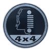 Club Badge - MS Freedom Jeepers 4x4 (Multiple Colors Available)