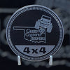 Badge - Green Country Jeepers - State Logo 4x4 (Multiple Colors Available)