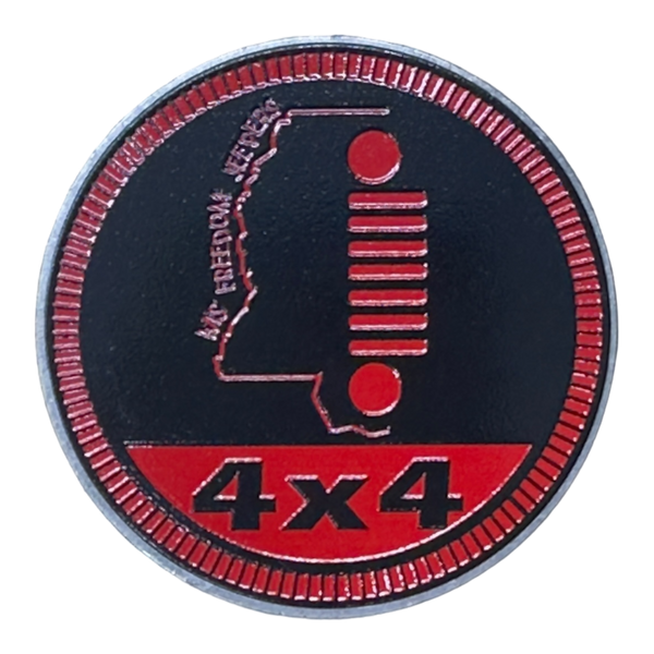 Club Badge - MS Freedom Jeepers 4x4 (Multiple Colors Available)