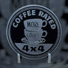 Custom4x4Badge - Coffee Rated