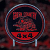Badge - Green Country Jeepers - Jeep Logo 4x4 (Multiple Colors Available)