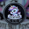 Custom4x4Badge - Cute But Psycho