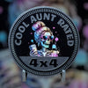 Custom4x4Badge - Cool Aunt Rated