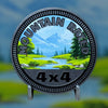 Custom4x4Badge - Mountain Rated (Colored)