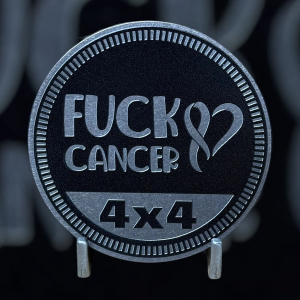 Custom4x4Badge - Fuck Cancer