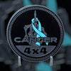 Custom4x4Badge - Fuck Cancer Ribbon (Colored Ribbon)