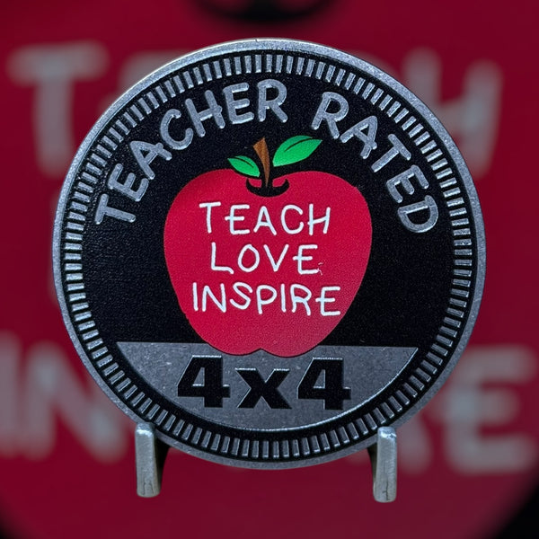 Custom4x4Badge - Teacher Rated