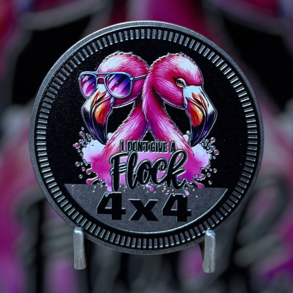 Custom4x4Badge - Don't Give a Flock